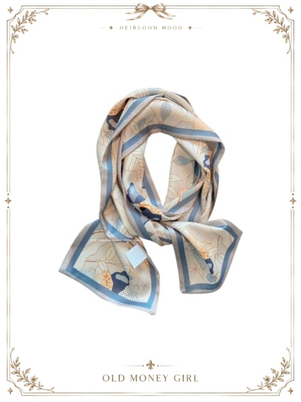 100% Polyester Silk Feel Long Hair Scarf Satin Head Wrap